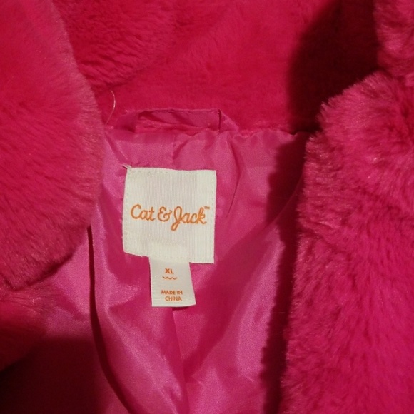 Cat & Jack Jackets & Coats Cat And Jack Furry Soft Girls Coat Poshmark